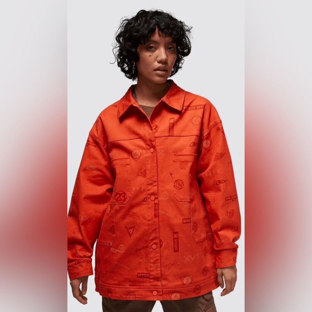 Michael Jordan Orange Jacket